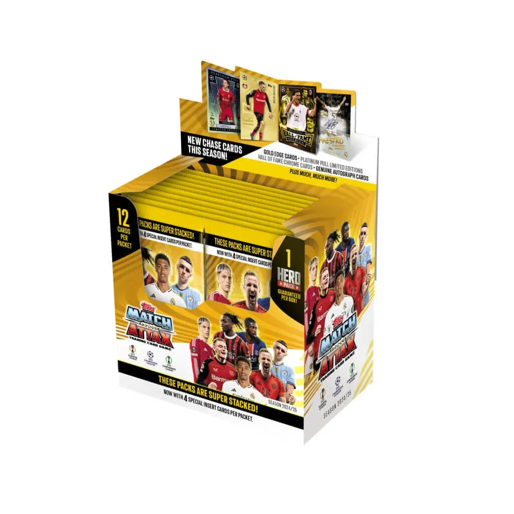 2024-25 Topps Match Attax UEFA Champions League Cards BOX (24 Packs Each) (Box)