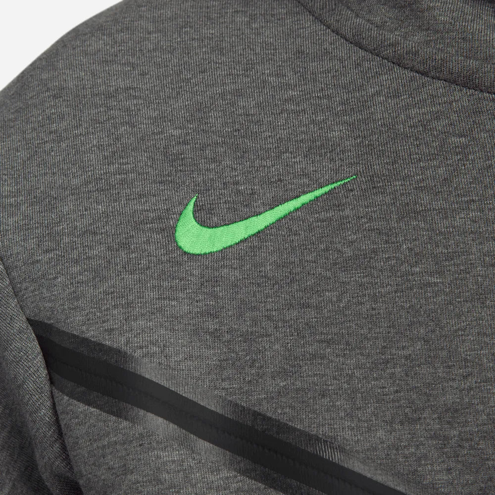 【希少】NIKE　Liverpool　23/24　テックフリース Nike Liverpool FC 23/24 Tech Fleece Hoodie FZWR - Charcoal