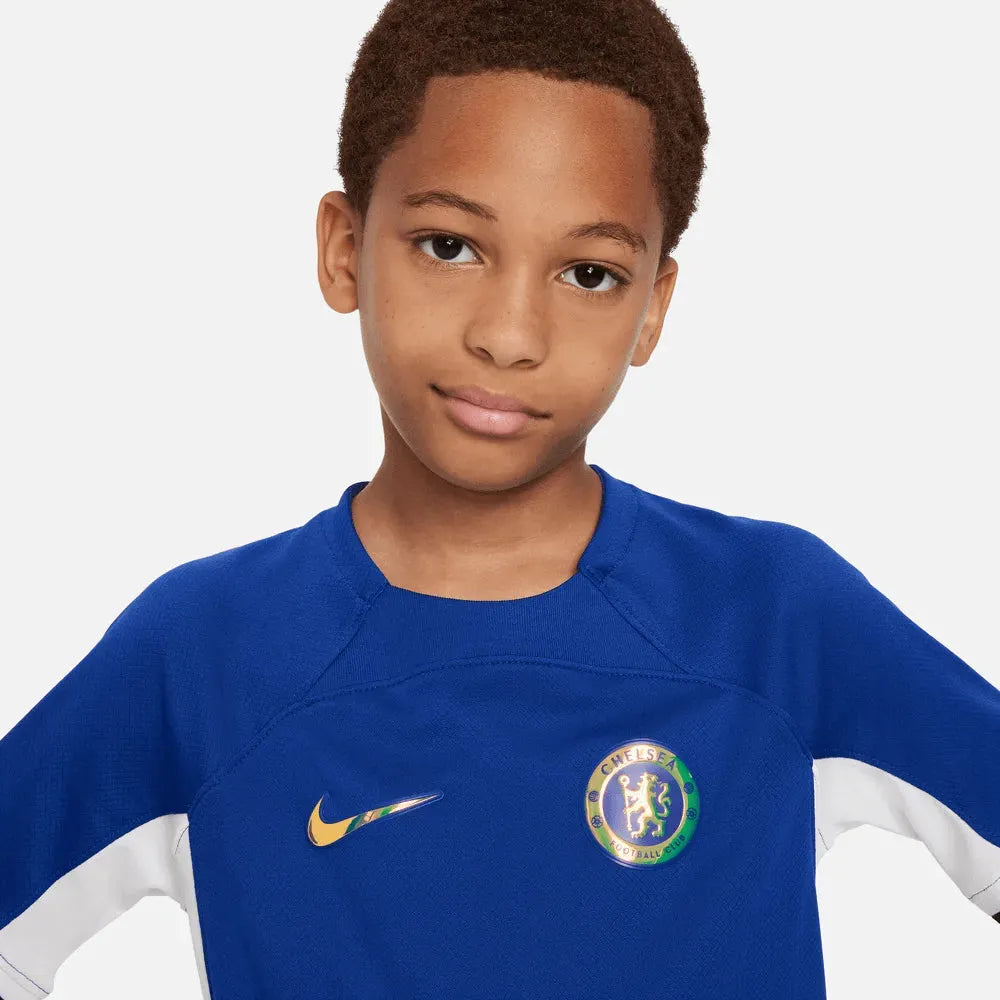 Nike 2023-24 Chelsea Youth Stadium Home Jersey (Detail 1)