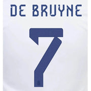 Belgium 2022-23 Away De Bruyne #7 Jersey Name Set