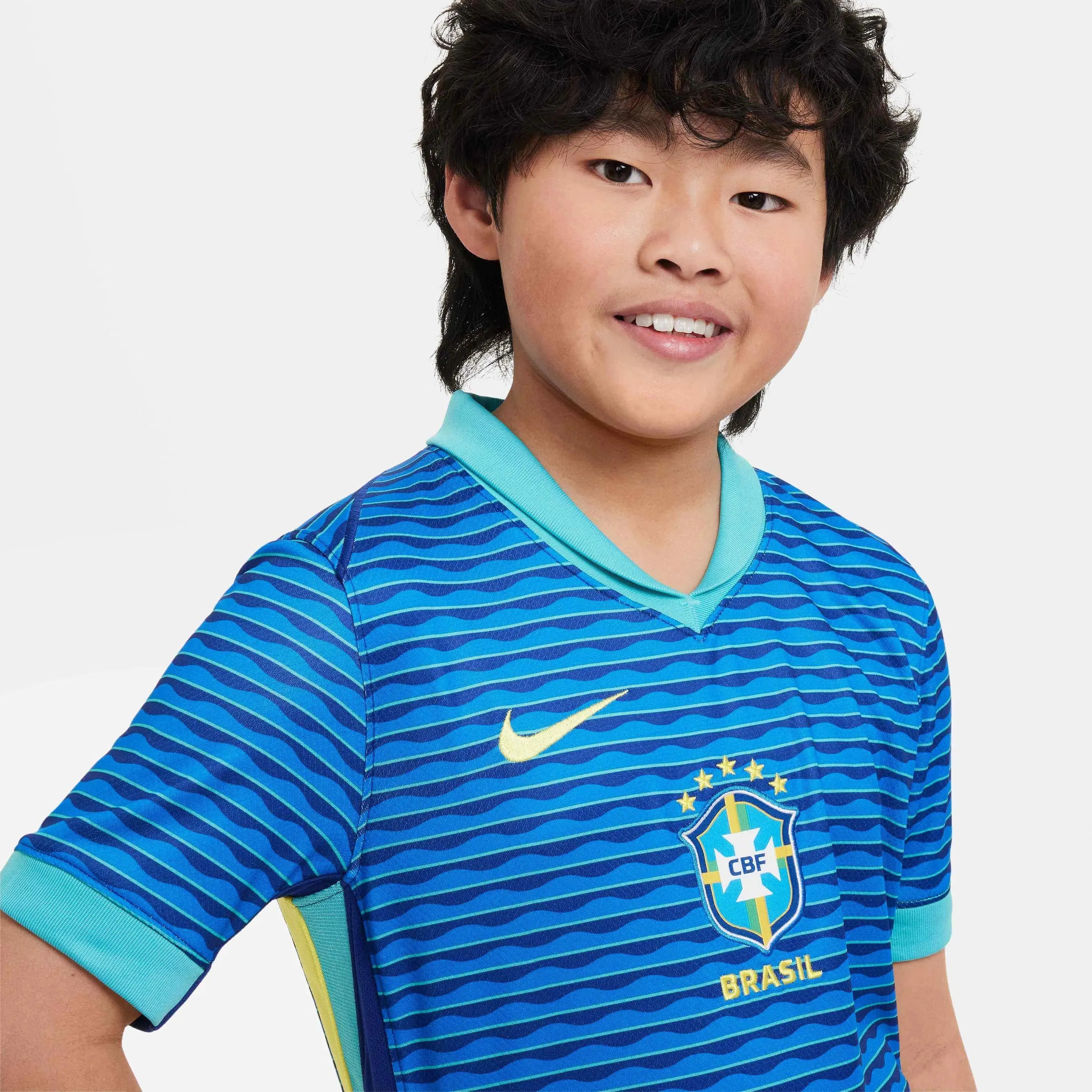 Nike 2024-25 Brazil Youth Stadium Away Jersey (Detail 1)