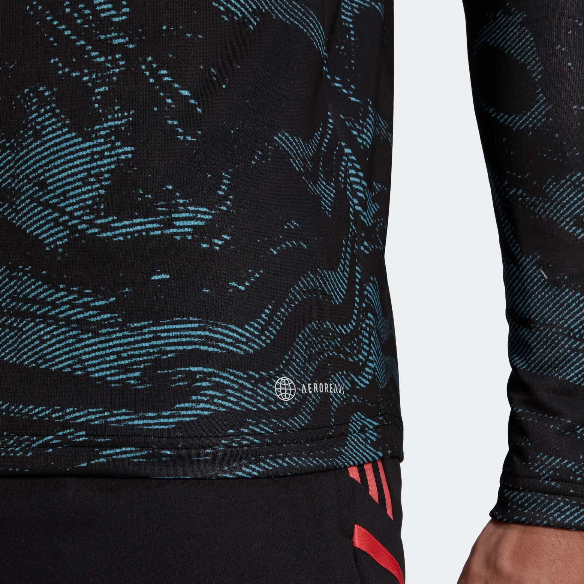 adidas 2022-23 Arsenal Training Top - Blue-Black (Detail 2)