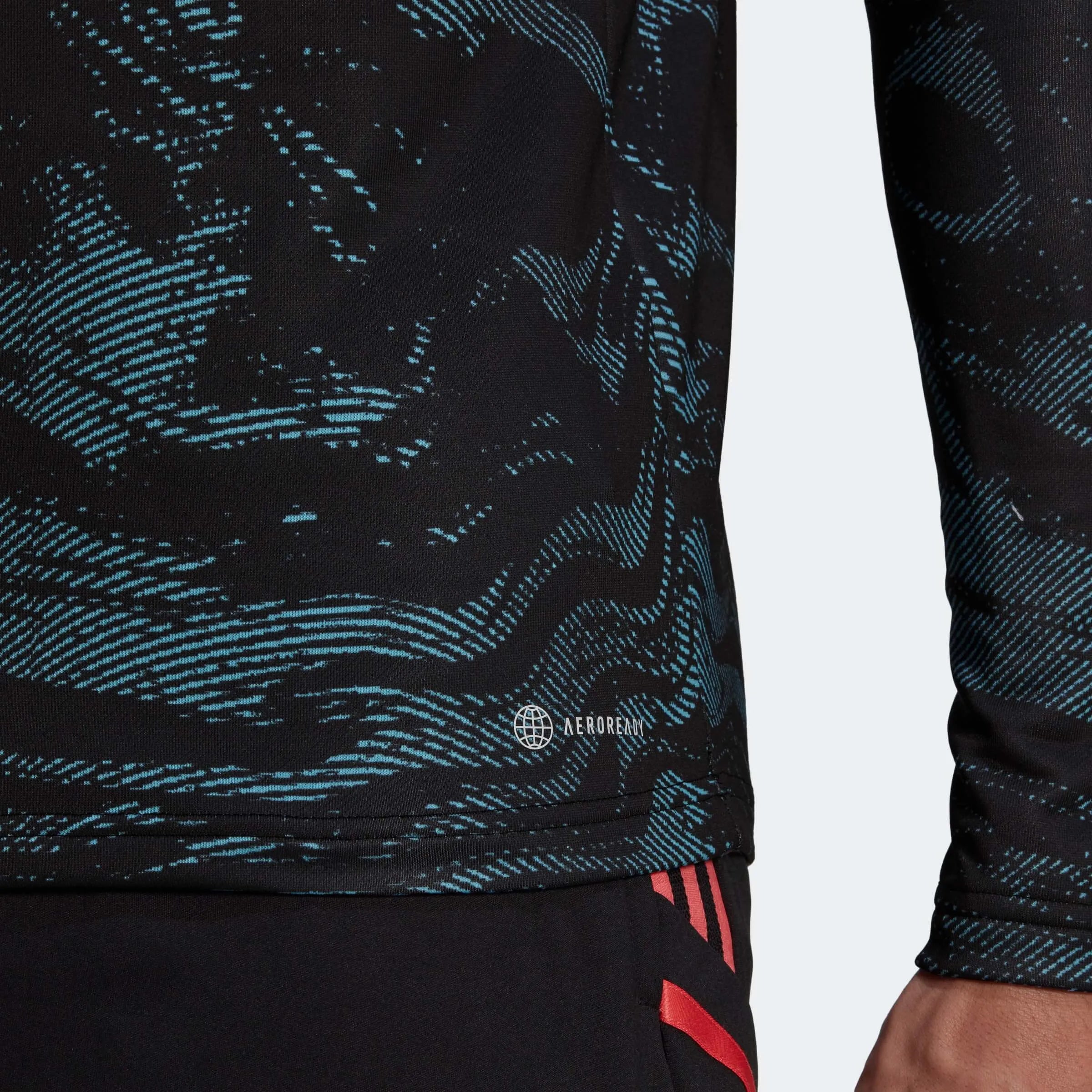 adidas 2022-23 Arsenal Training Top - Blue-Black (Detail 2)