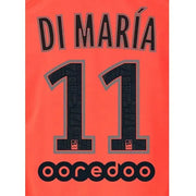 PSG 2019/20 Away Di Maria #11 Jersey Name Set
