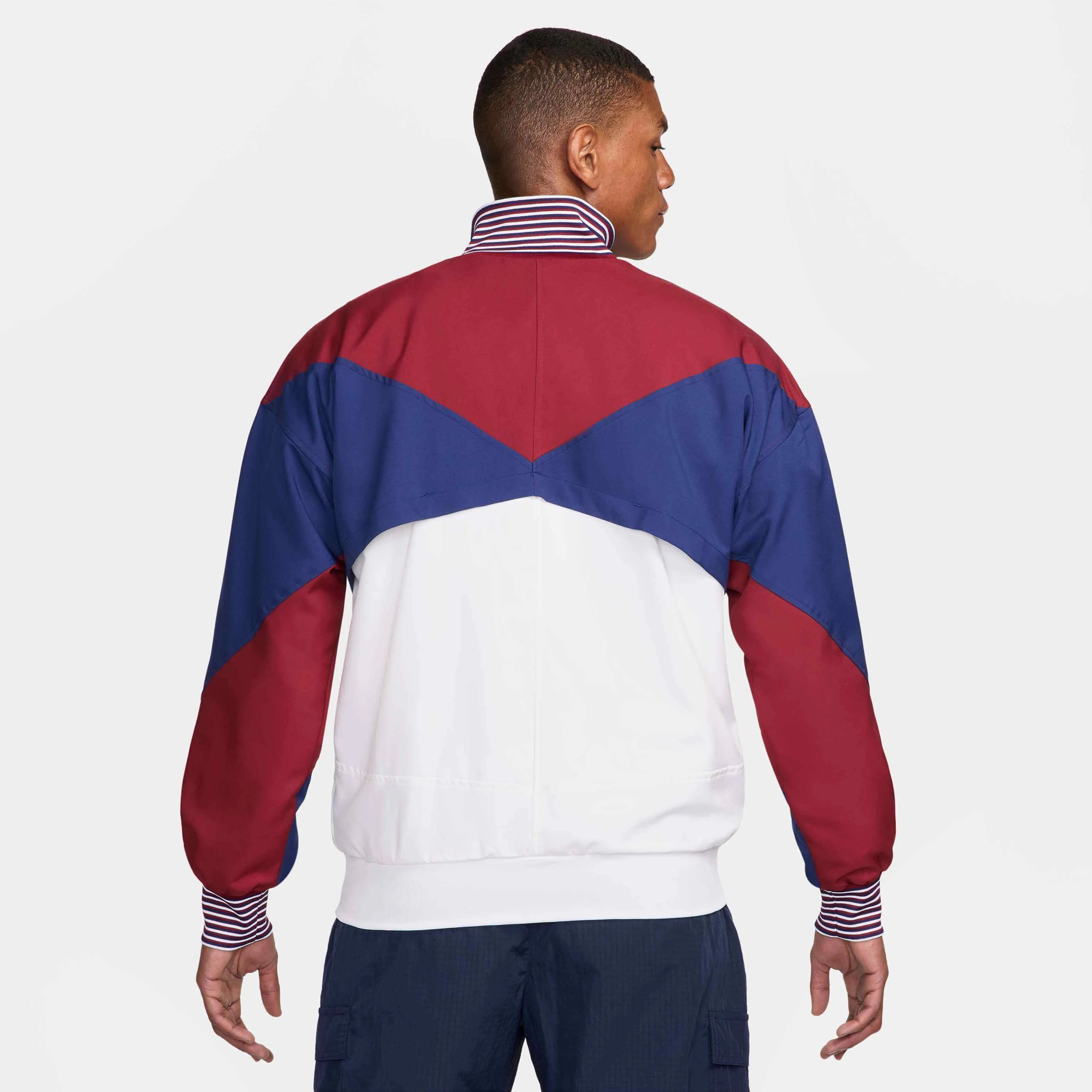 Nike 2024-25 England Men's Dri-Fit Strike Home Anthem Jacket (Model - Back)