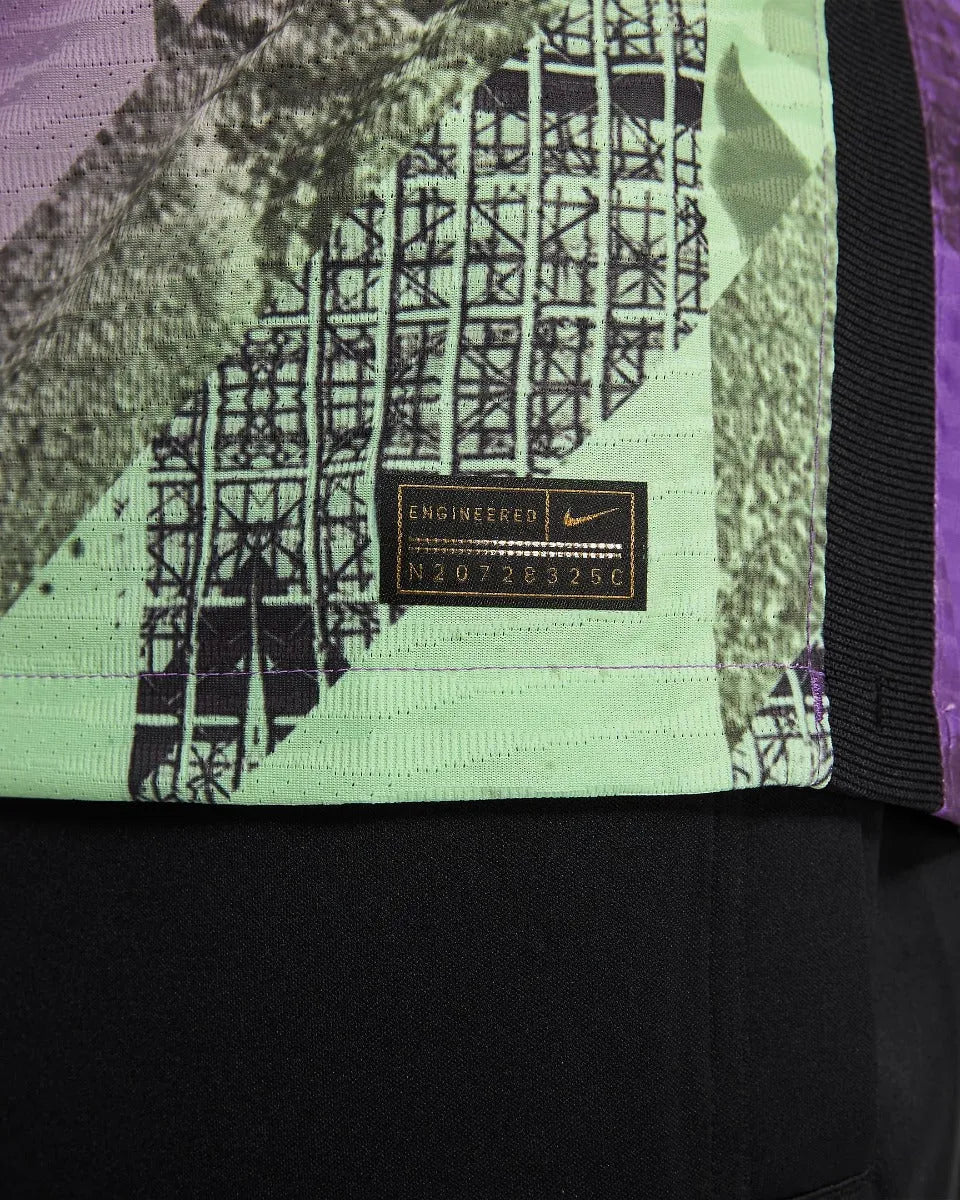 Nike 2021-22 Tottenham Third ADV Match Jersey - Wild Berry-Black-White (Detail 5)