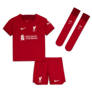 Nike 2022-23 Liverpool Little Kid's Home Kit - Tough Red (Set - Front)