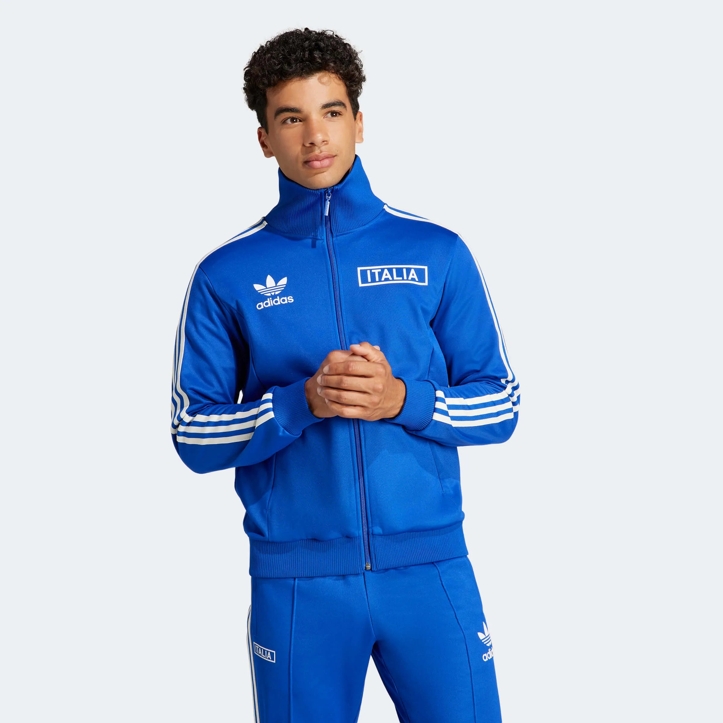 adidas 2024-25 Italy Men's BeckenBauer Track Top (Model - Front)