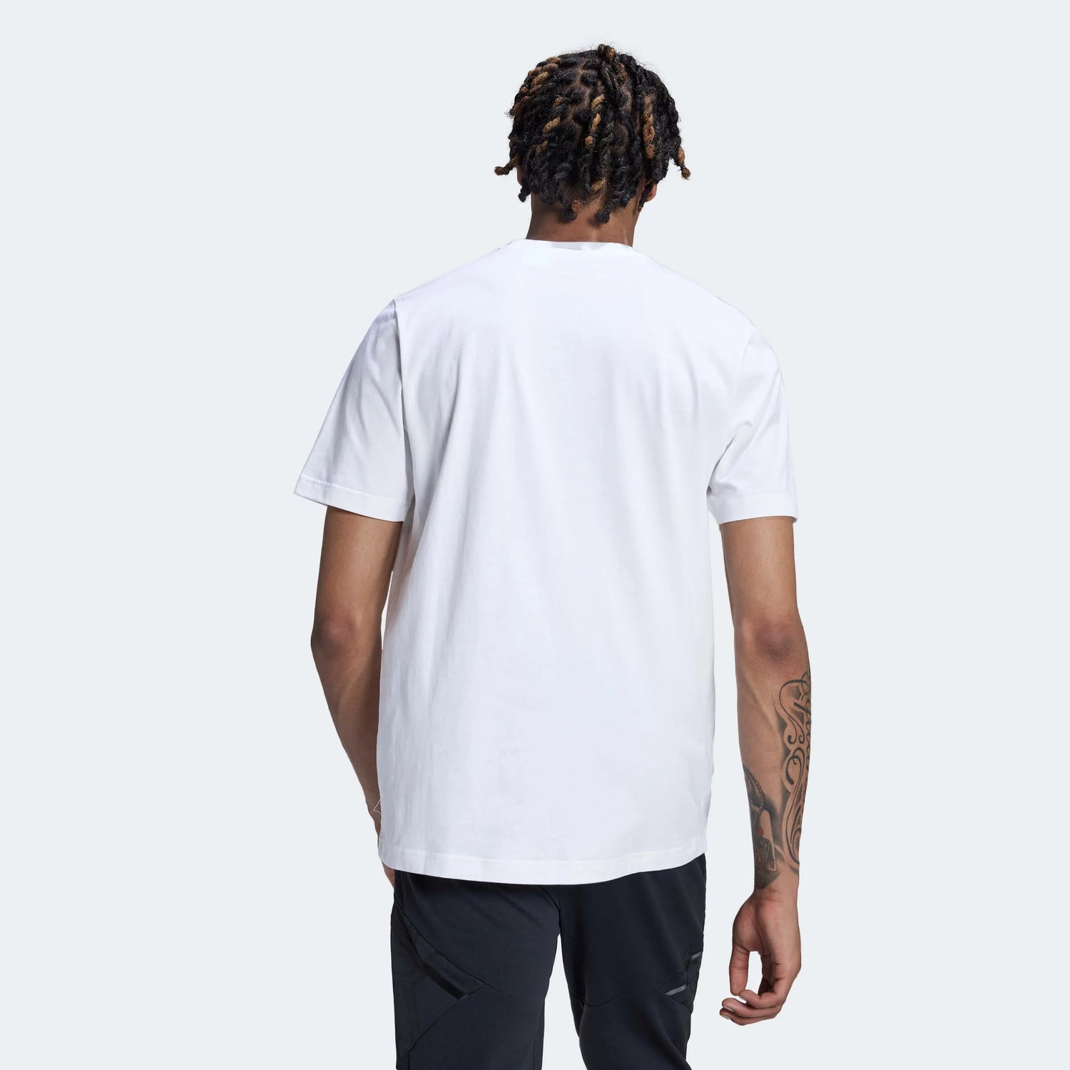 adidas 2022-23 Argentina Graphic Tee White (Model - Back)