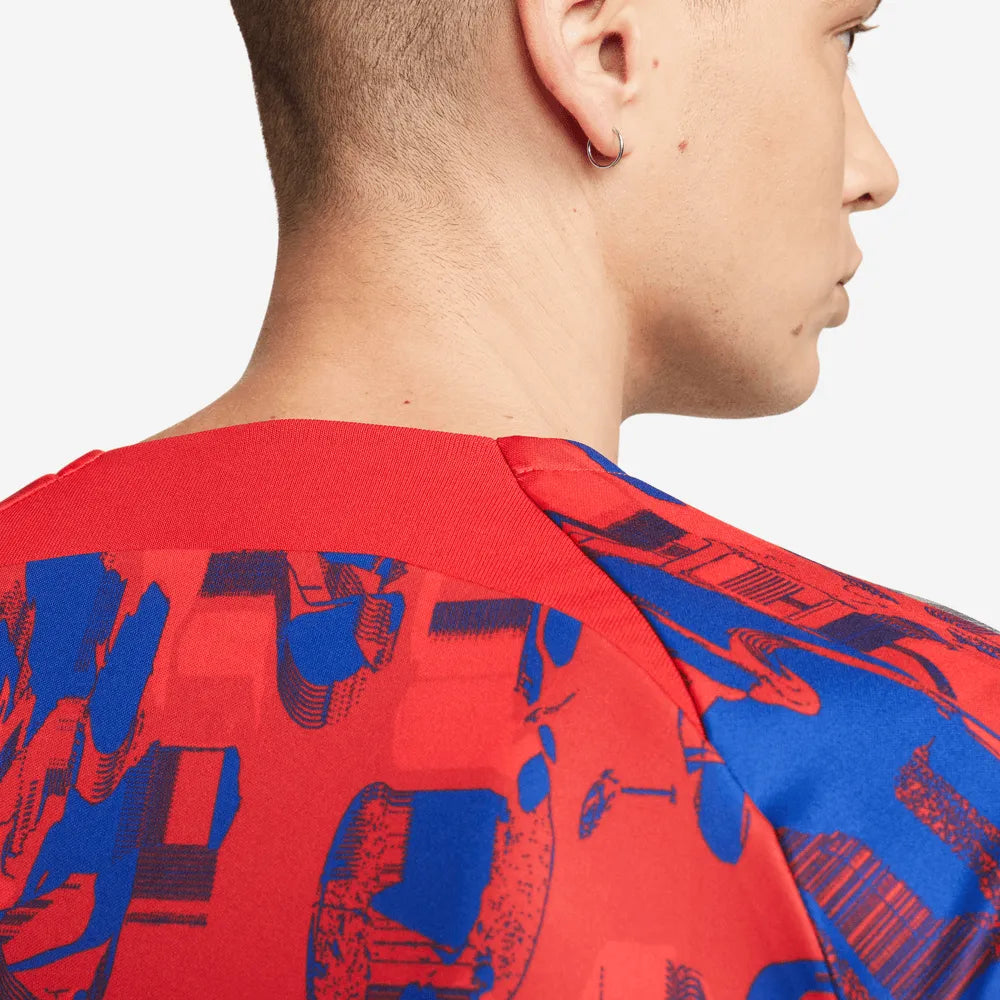 Nike 2023-24 Atletico Madrid Men's Pre-Match Jersey (Detail 2)