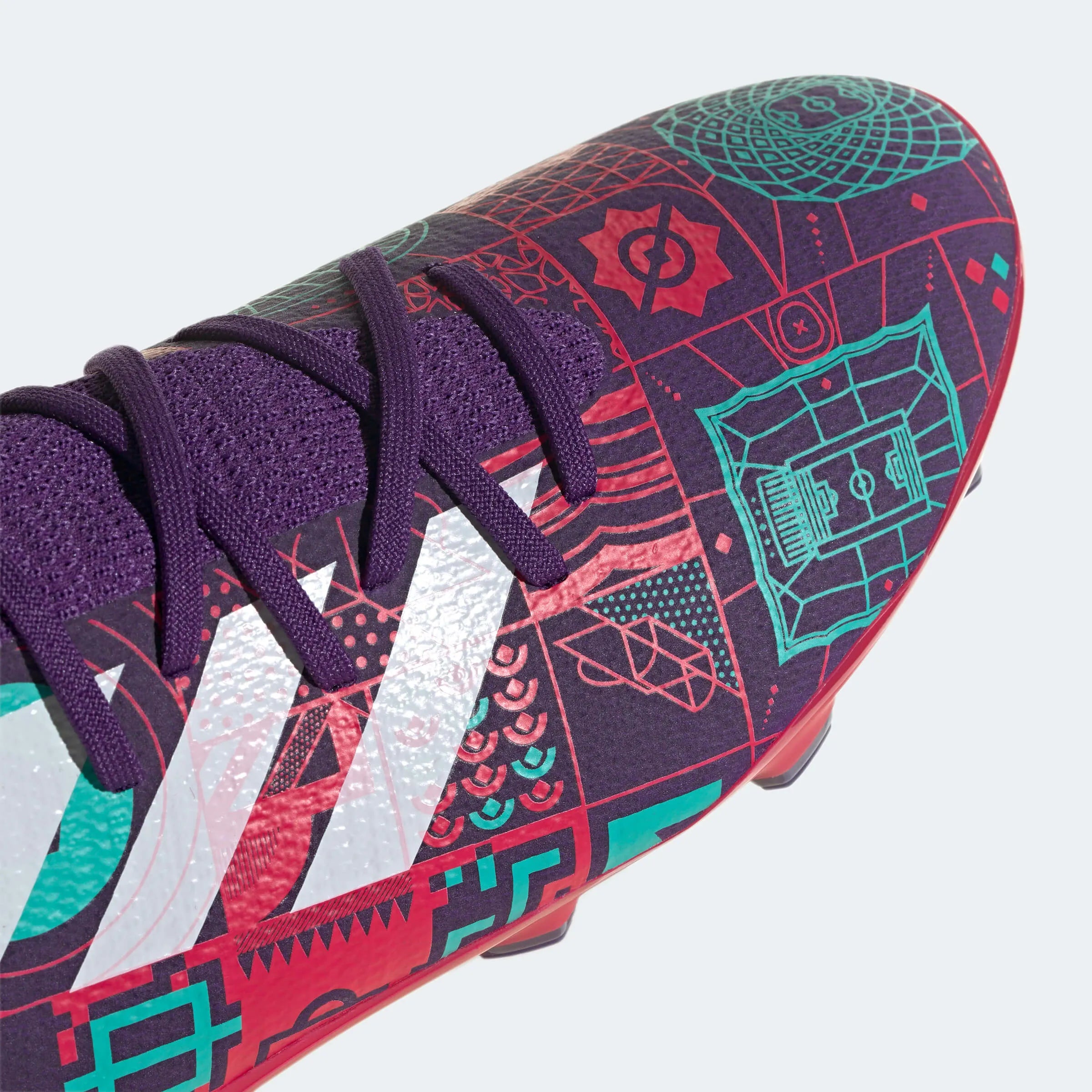 adidas Gamemode Knit FG - Purple-Ruby Red (Detail 1)