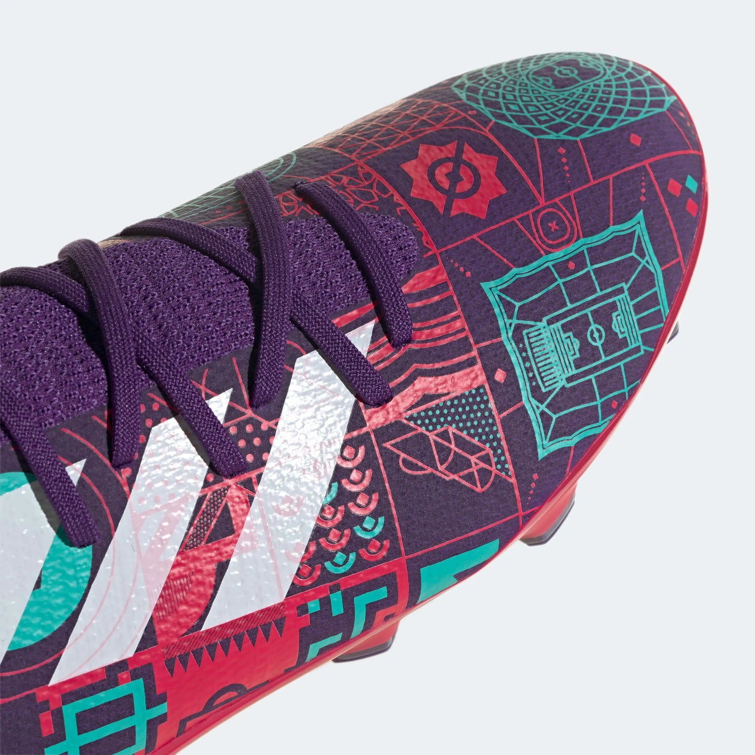 adidas Gamemode Knit FG - Purple-Ruby Red (Detail 1)