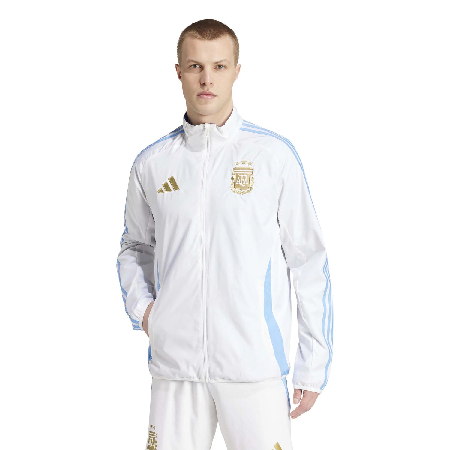 adidas 2024-25 Argentina Men's Anthem Jacket (Model - Front)