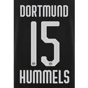 Borussia Dortmund 2019/20 Away Hummels #5 Jersey Name Set