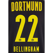 Borussia Dortmund 2021/22 Away Bellingham #22 Jersey Name Set