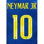 Brasil 2018 Away Neymar JR #10 Jersey Name Set