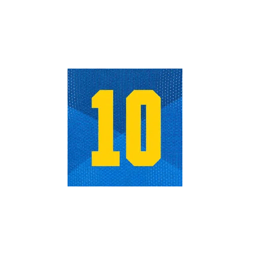 Brazil 2020/21 Away Neymar Jr #10 Jersey Name Set
