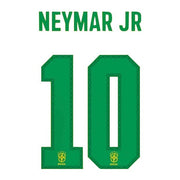 Brazil 2020/21 Home Neymar JR #10 Jersey Name Set