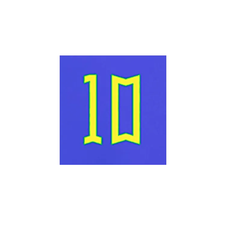 Brazil 2022-23 Away Neymar JR Youth #10 Jersey Name Set