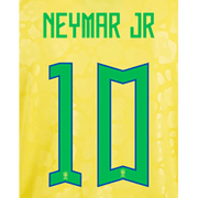 Brazil 2022-23 Neymar JR Home Jersey Name Set