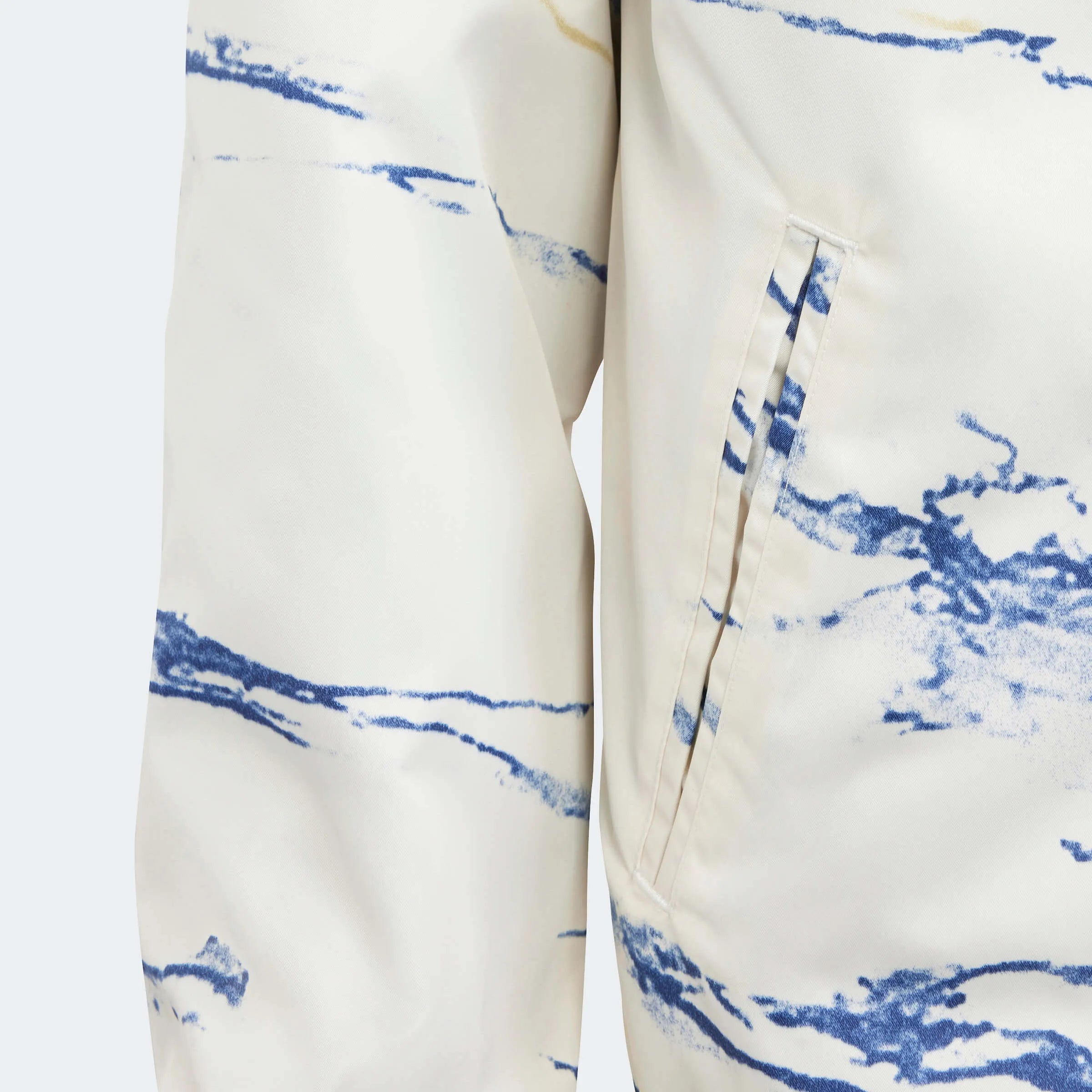 adidas 2023 Italy Youth Reversible Anthem Jacket - Blue (Detail 1)