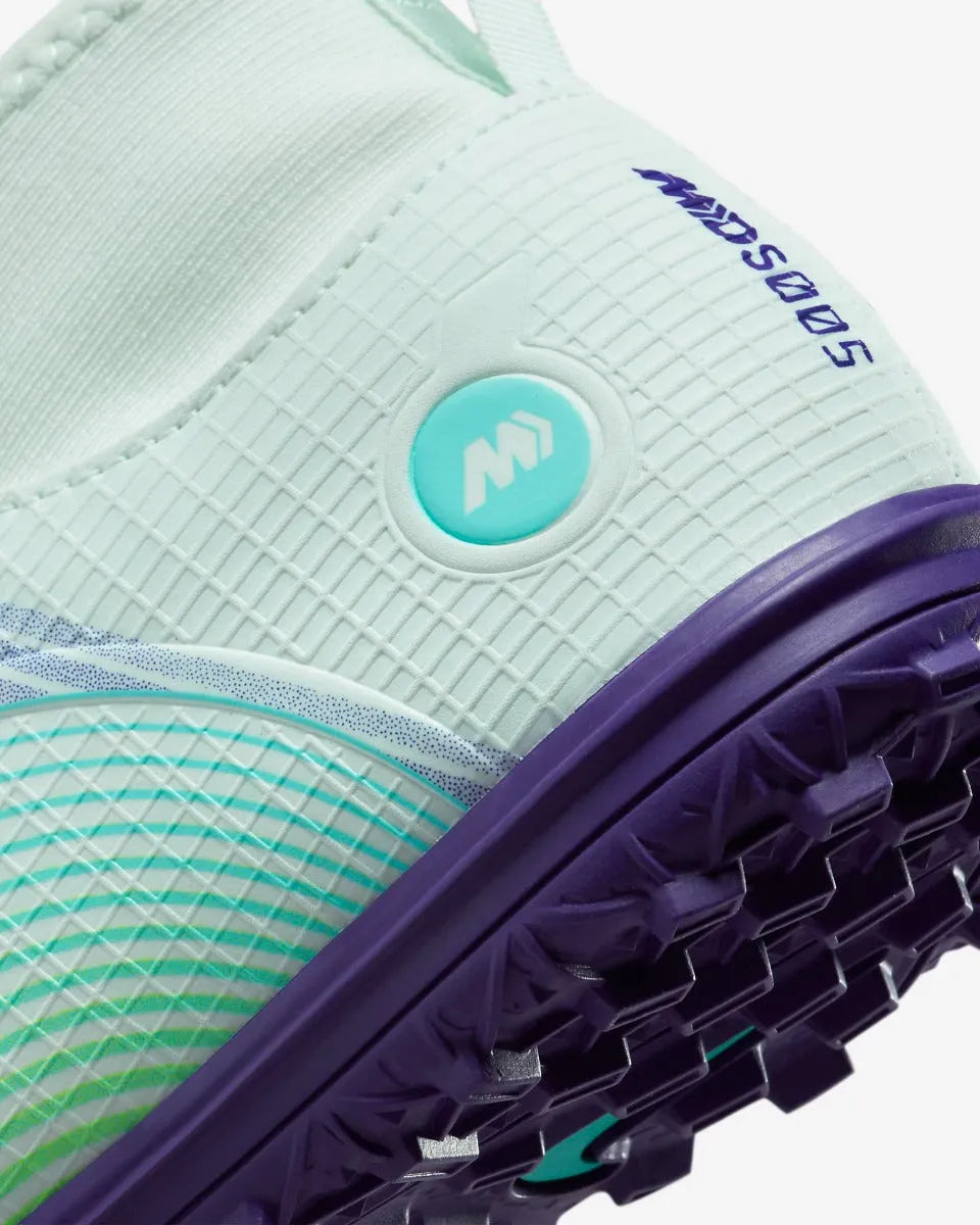 Nike JR Superfly 8 Academy MDS Turf - Barely Green-Volt (Detail 2)