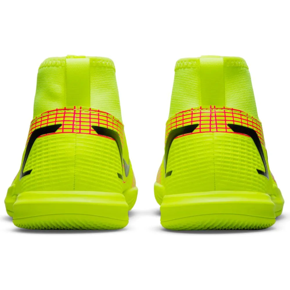 Nike JR Superfly 8 Academy FG - Volt-Bright Crimson (Pair - Back)
