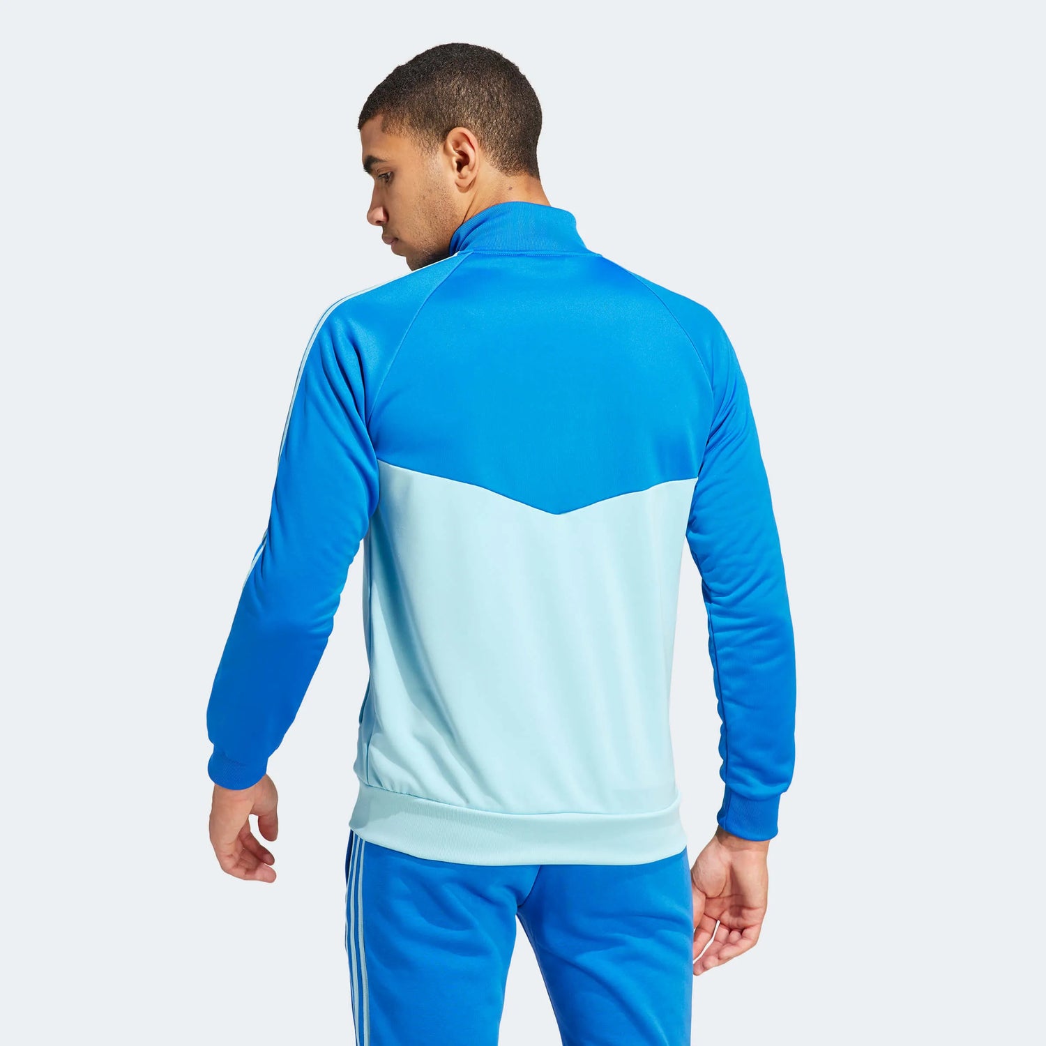 adidas 2023 Boca Juniors DNA Training Top - Blue-Light Blue (Model - Back)
