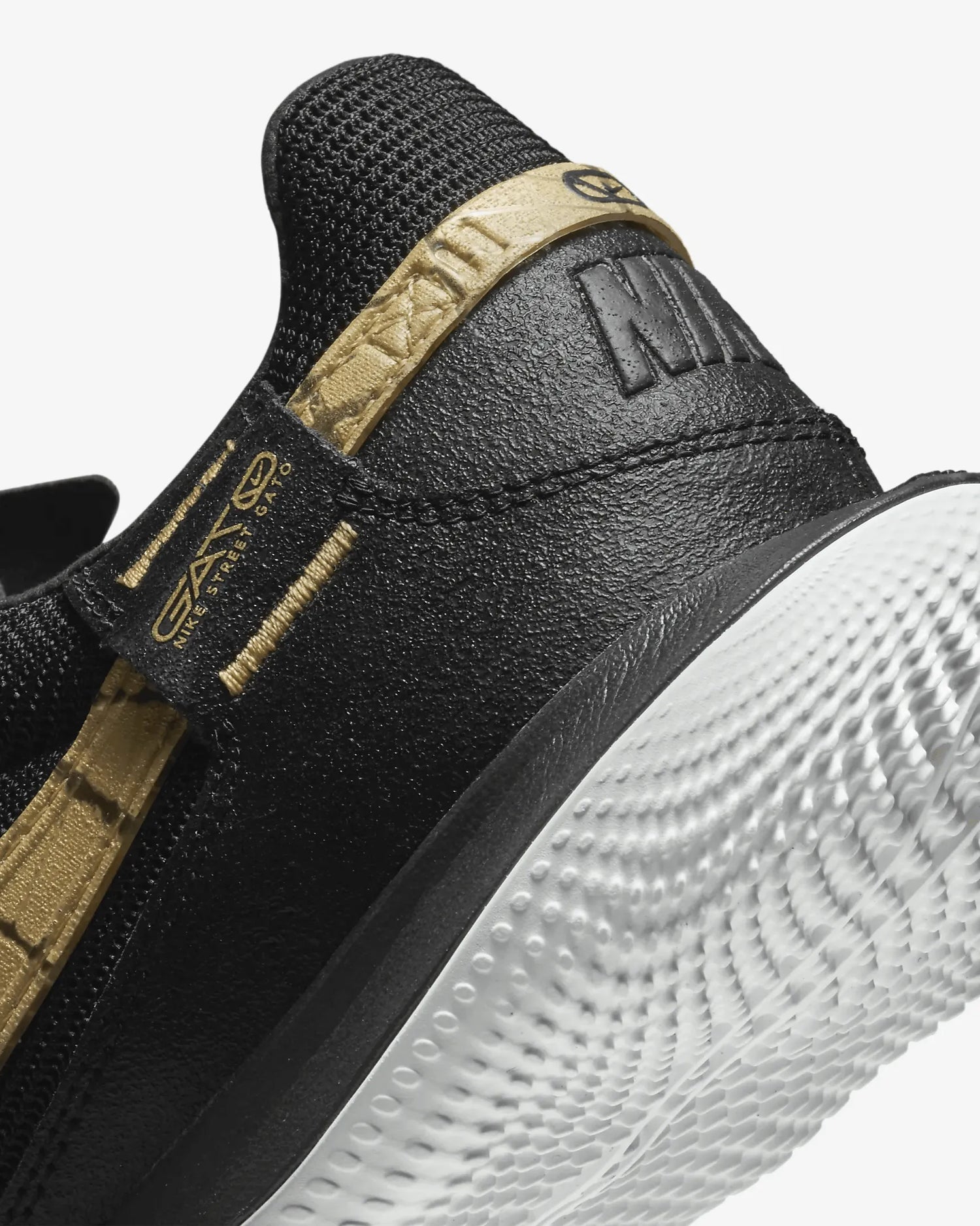 Nike Streetgato Indoor - Dark Grey-Gold (Detail 2)