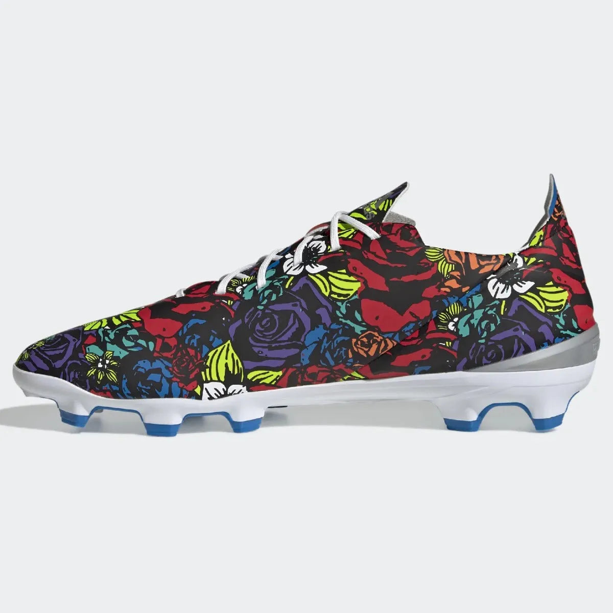 adidas GameMode FG - White-Silver-Blue (Side 2)