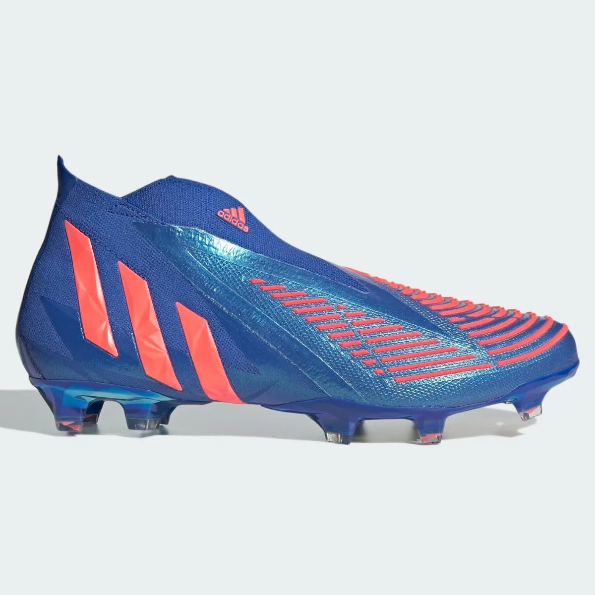 adidas Predator Edge + FG - Hi Res Blue-Turbo (Side 1)