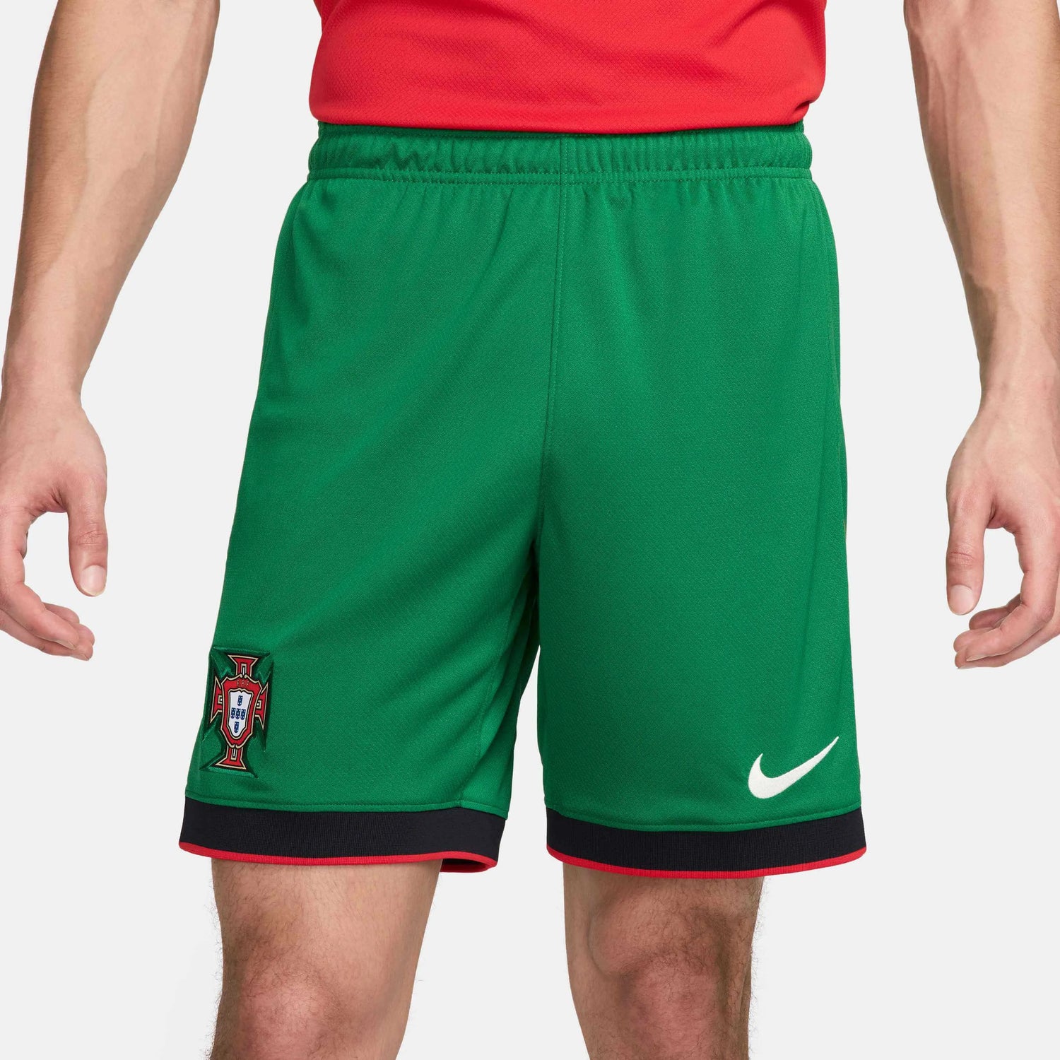 Nike 2024-25 Portugal Men's Stadium Home Shorts (Front)
