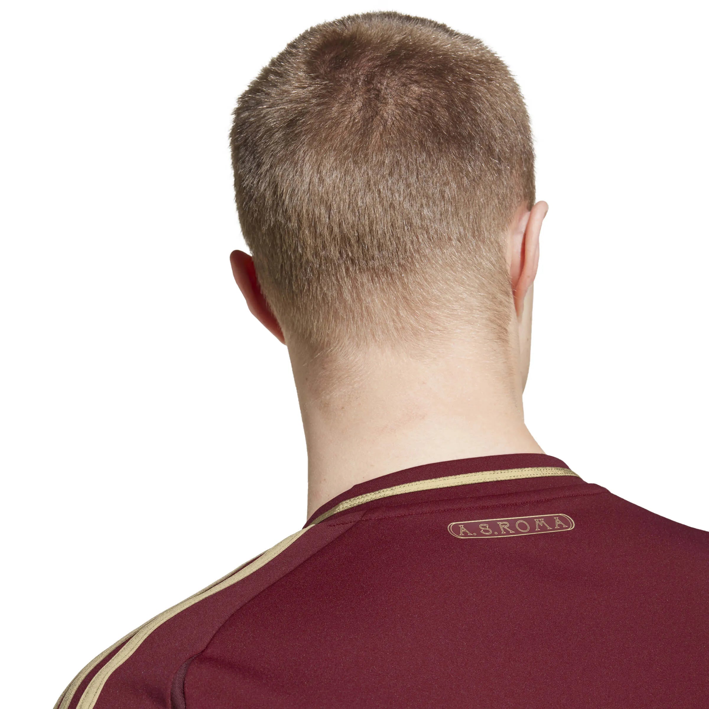 adidas 2024-25 Roma Men's Stadium Home Jersey (Detail 2)