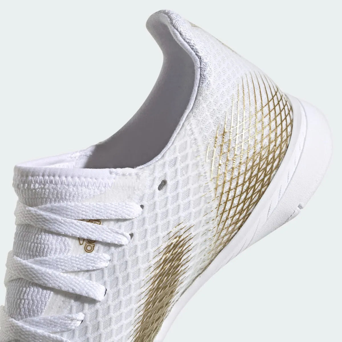 Adidas JR X Ghosted.3 IN - White-Gold