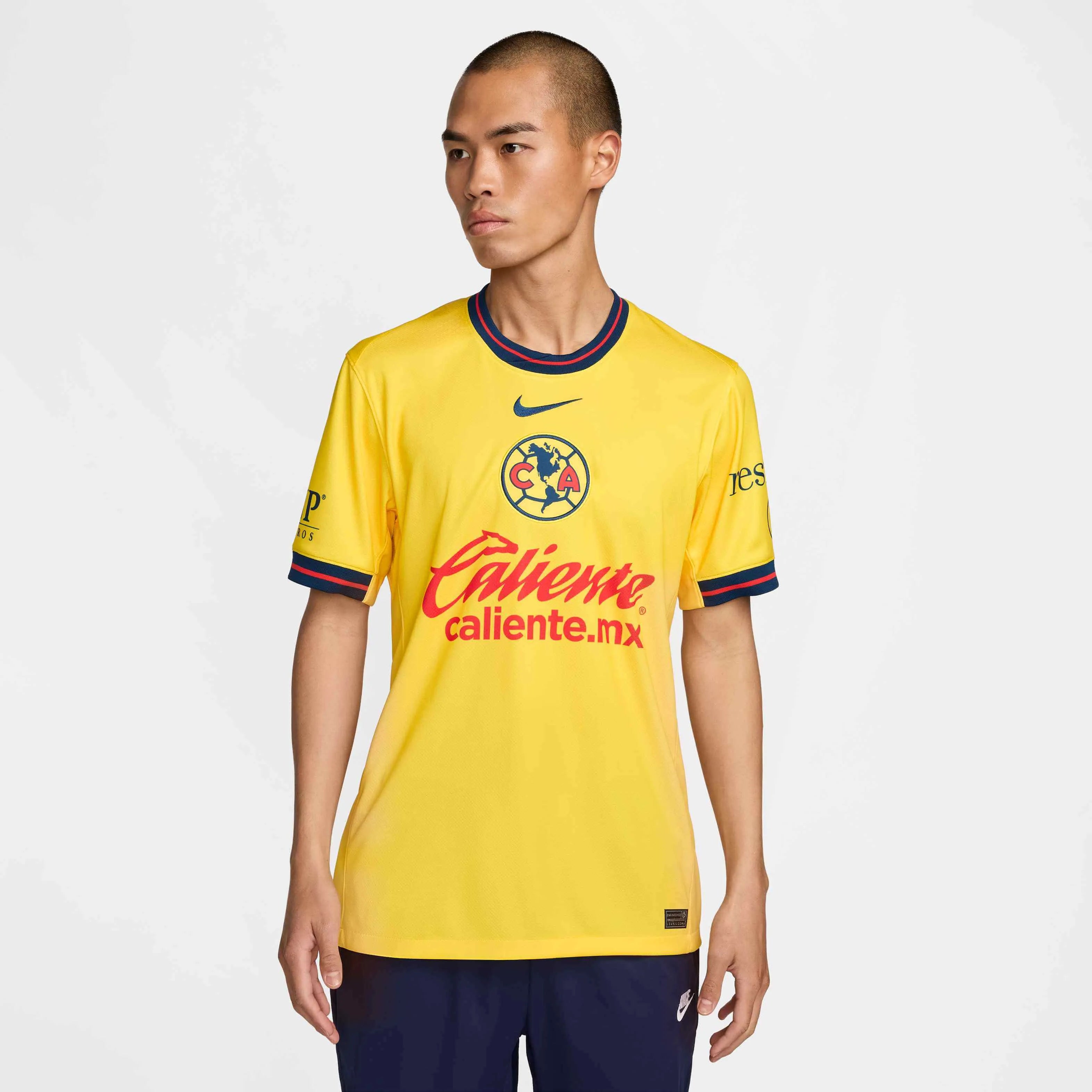 Nike 2024-25 Club America Men's Stadium Home Jersey (Model - Front)