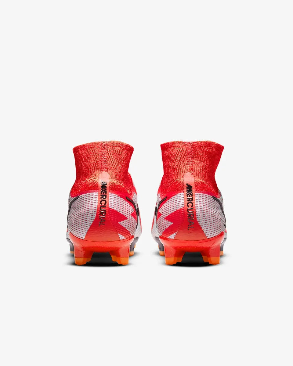 Nike Superfly 8 Elite CR7 FG - Red-Black-Ghost (Pair - Back)