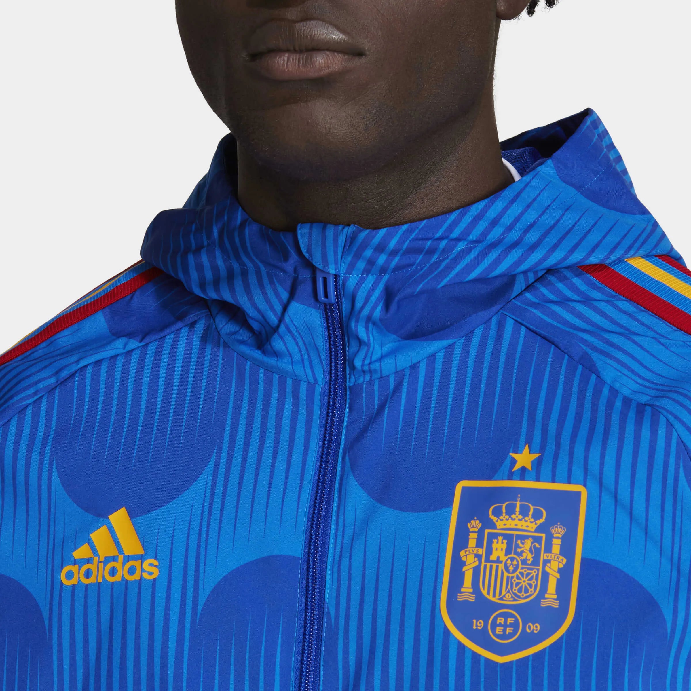 adidas 2022-23 Spain DNA Windbreaker - Blue (Detail 1)