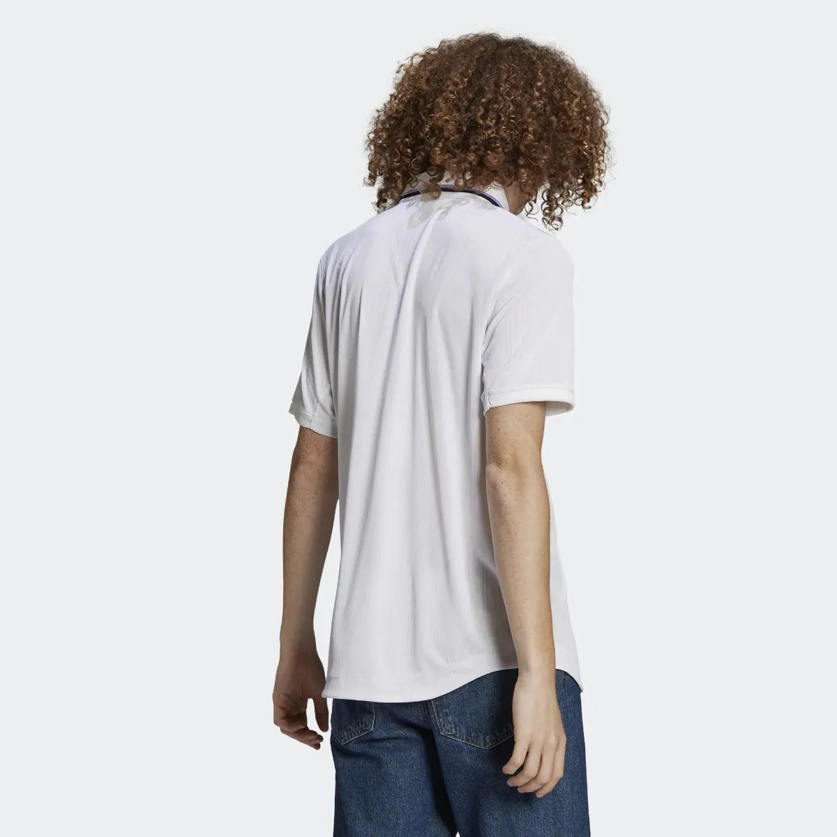 adidas 2022-23 Real Madrid Home Jersey Authentic - White (Model - Back)