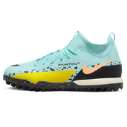 Nike JR Phantom GT2 Academy DF Turf Glacier Ice-Black Yellow (Side 1)