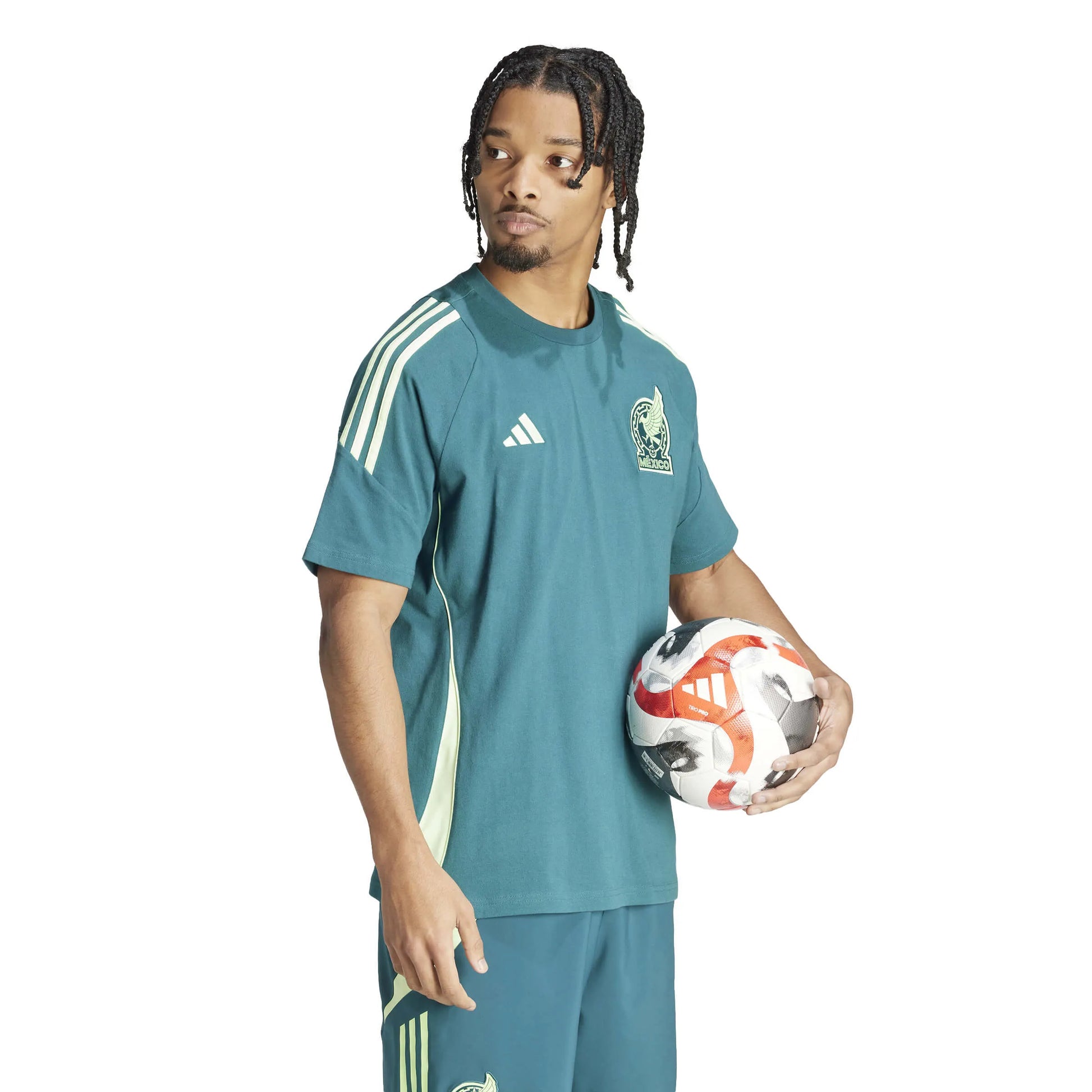 adidas 2024-25 Men's Mexico Tee (Model - Side)