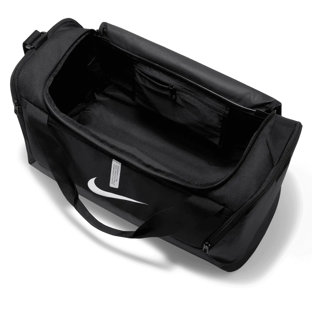 Nike Academy Team Small Duffel  Bag - Black-White (Top)