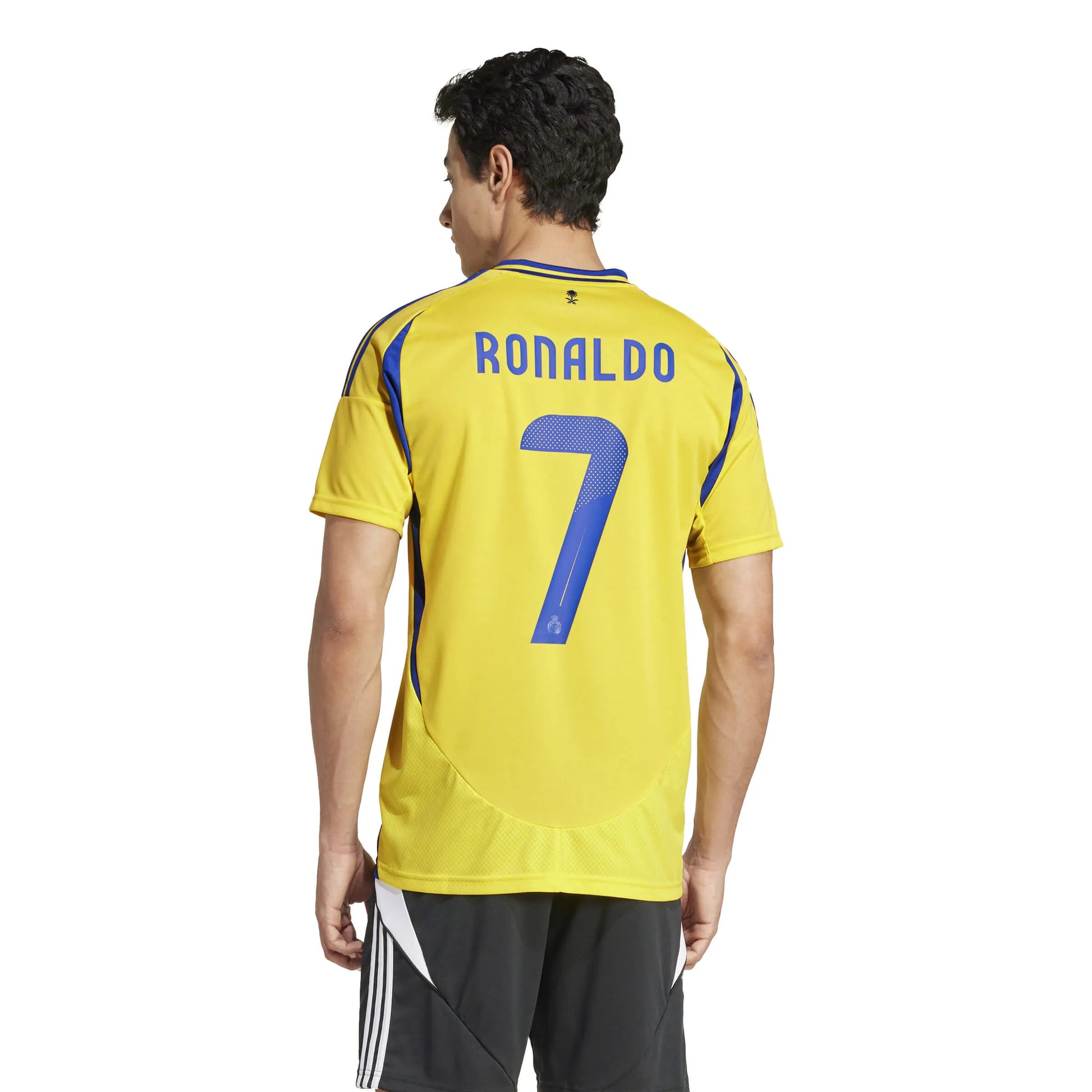 adidas 2024-25 Al Nassr Men's Stadium Home Ronaldo #7 Jersey (Model - Back)