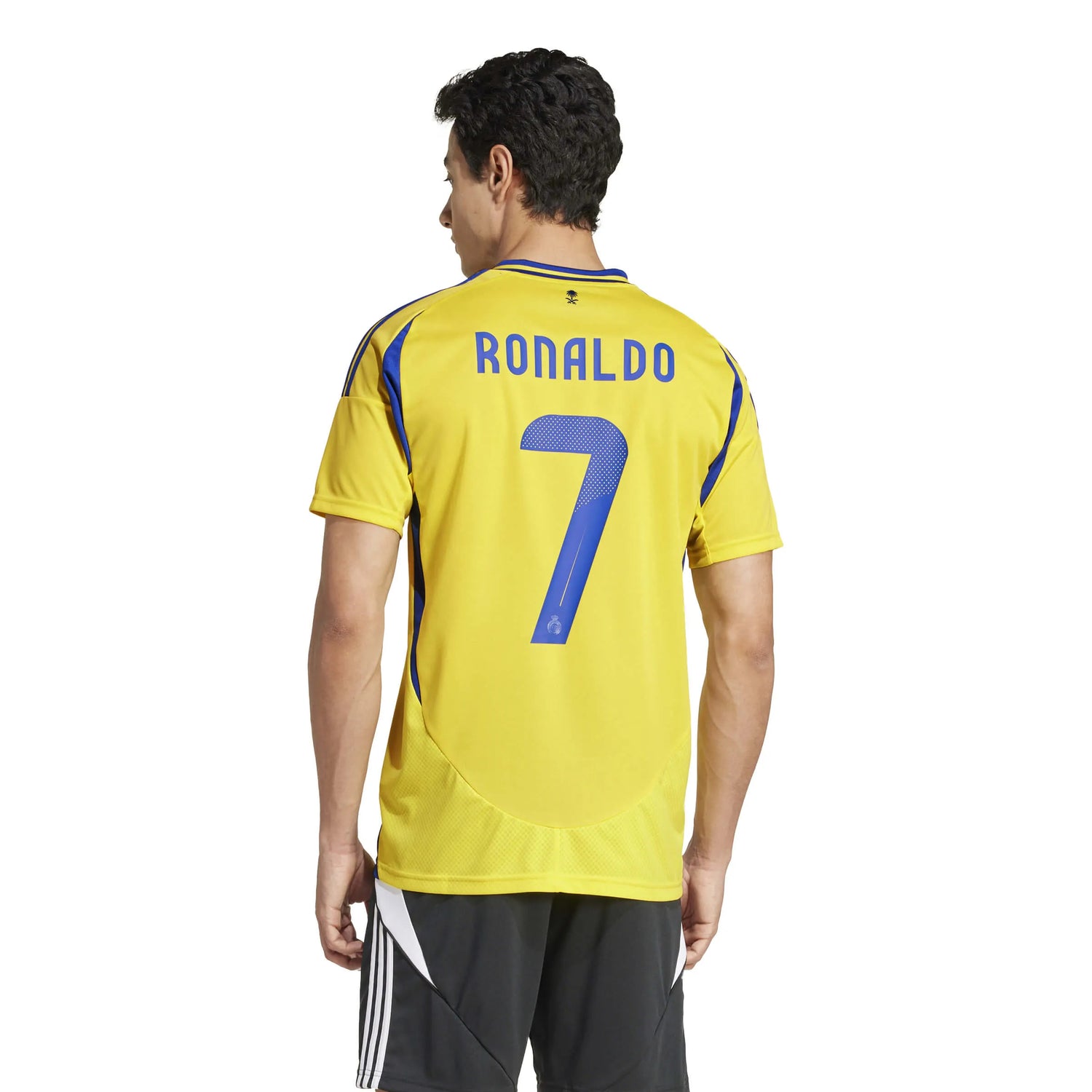 adidas 2024-25 Al Nassr Men's Stadium Home Ronaldo #7 Jersey (Model - Back)
