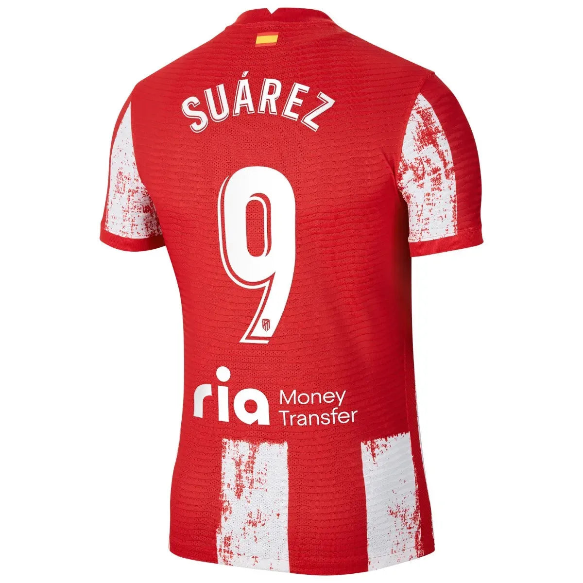 Nike 2021-22 Atletico Madrid Authentic Vapor Match Home Jersey - Red-White