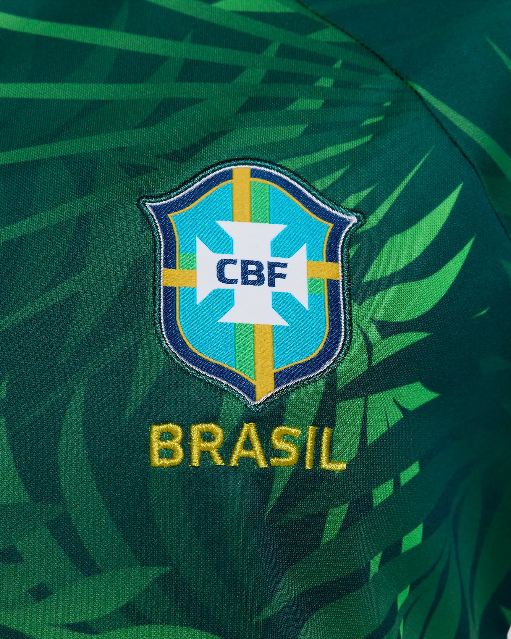 Nike 2023-24 Brazil Women's Academy Pre-Match Jersey (Detail 2)