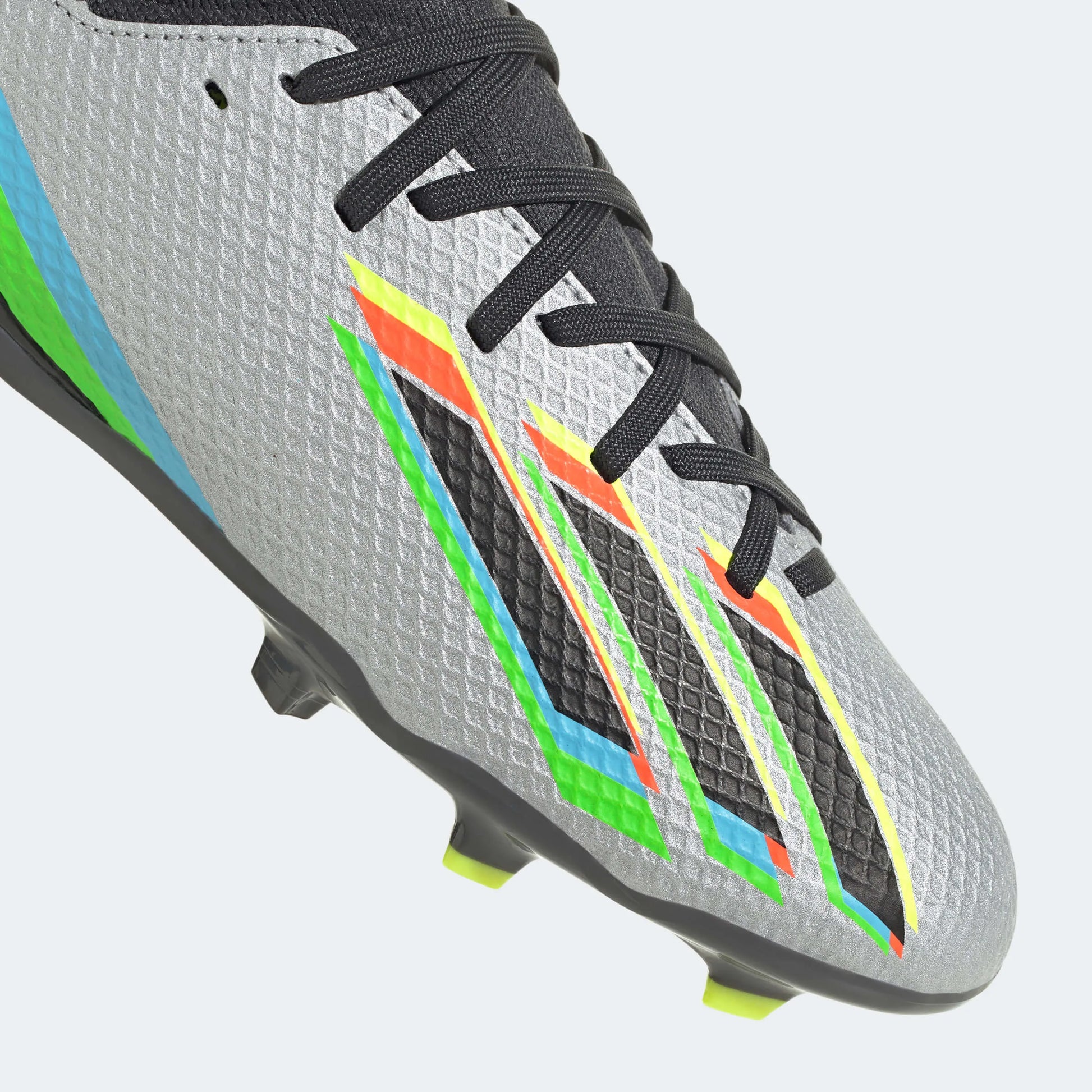 adidas Jr X Speedportal.3 FG - Silver-Black-Yellow (Detail 1)