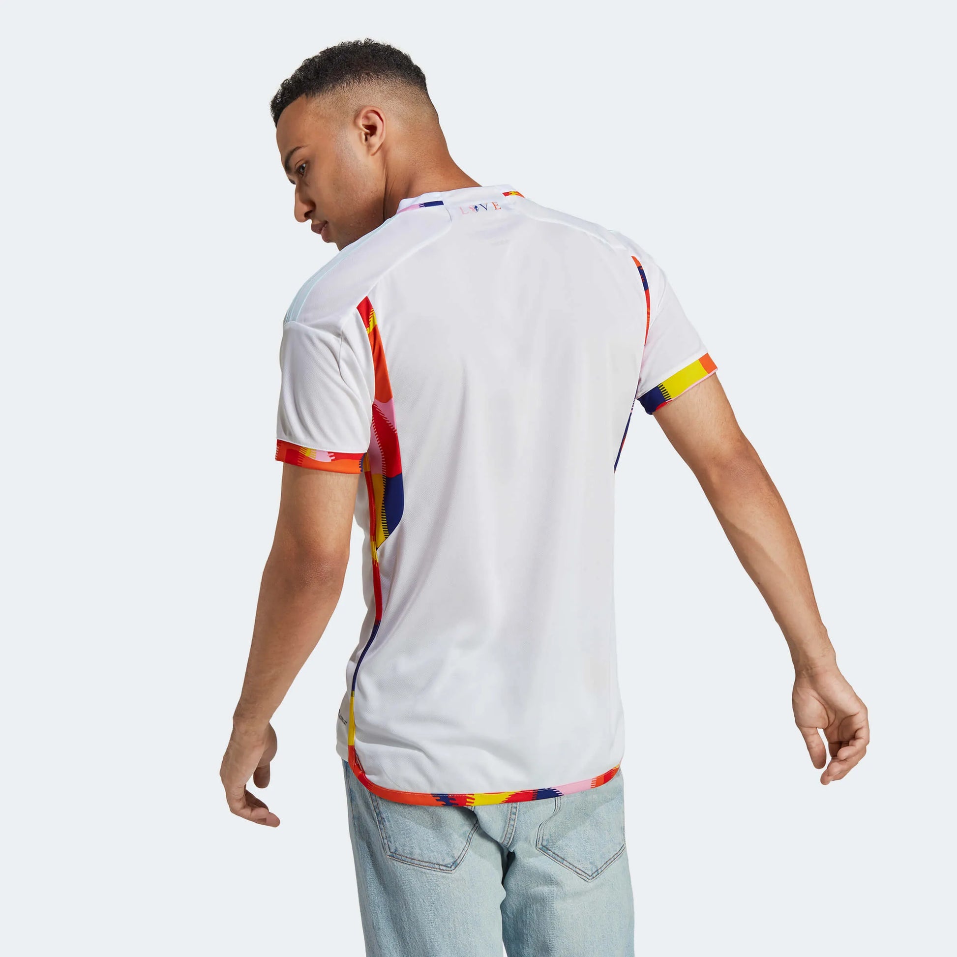 adidas 2022-23 Belgium Away Jersey (Model - Back)