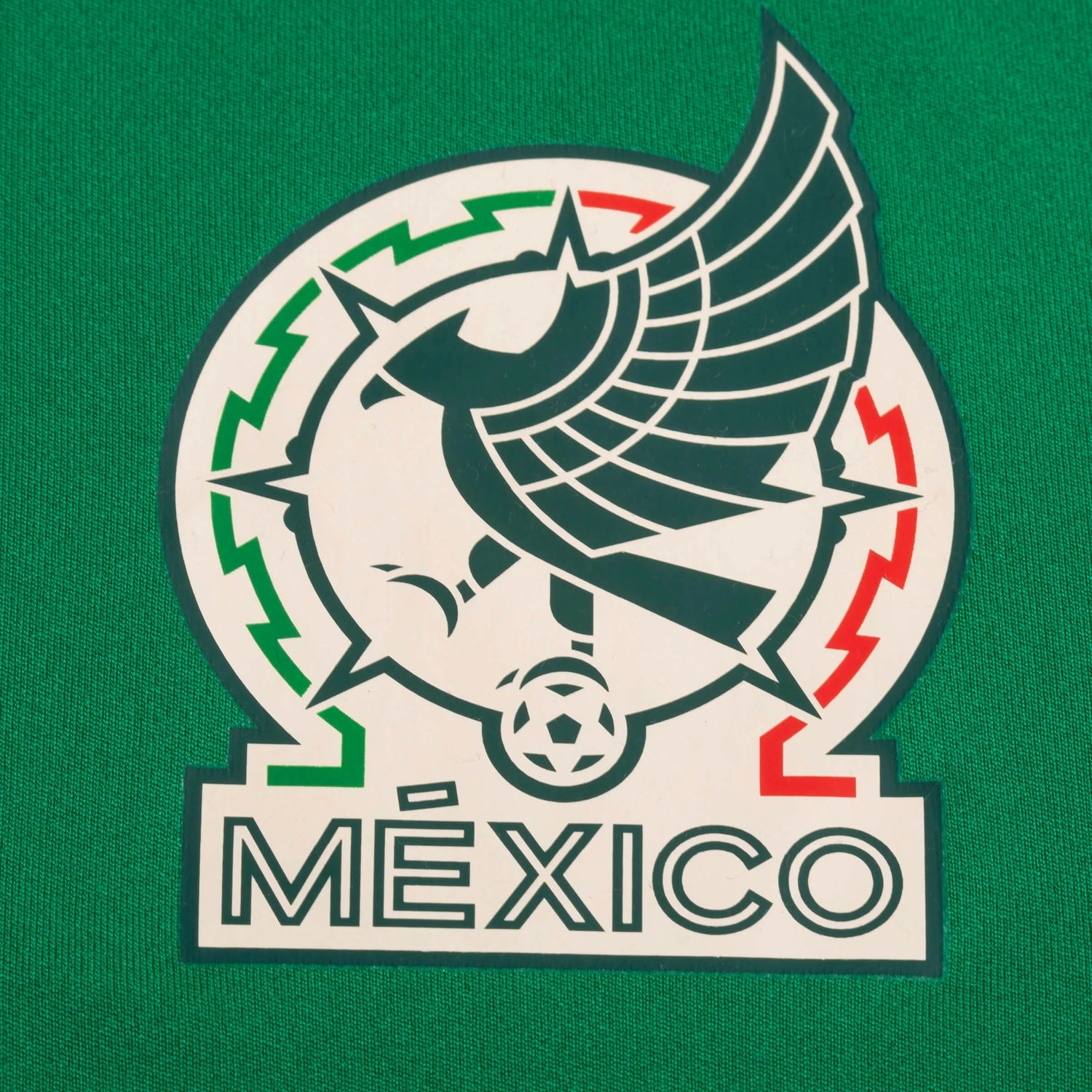 adidas 2022-23 Mexico Home Fan Shirt Green-Red (Detail 3)