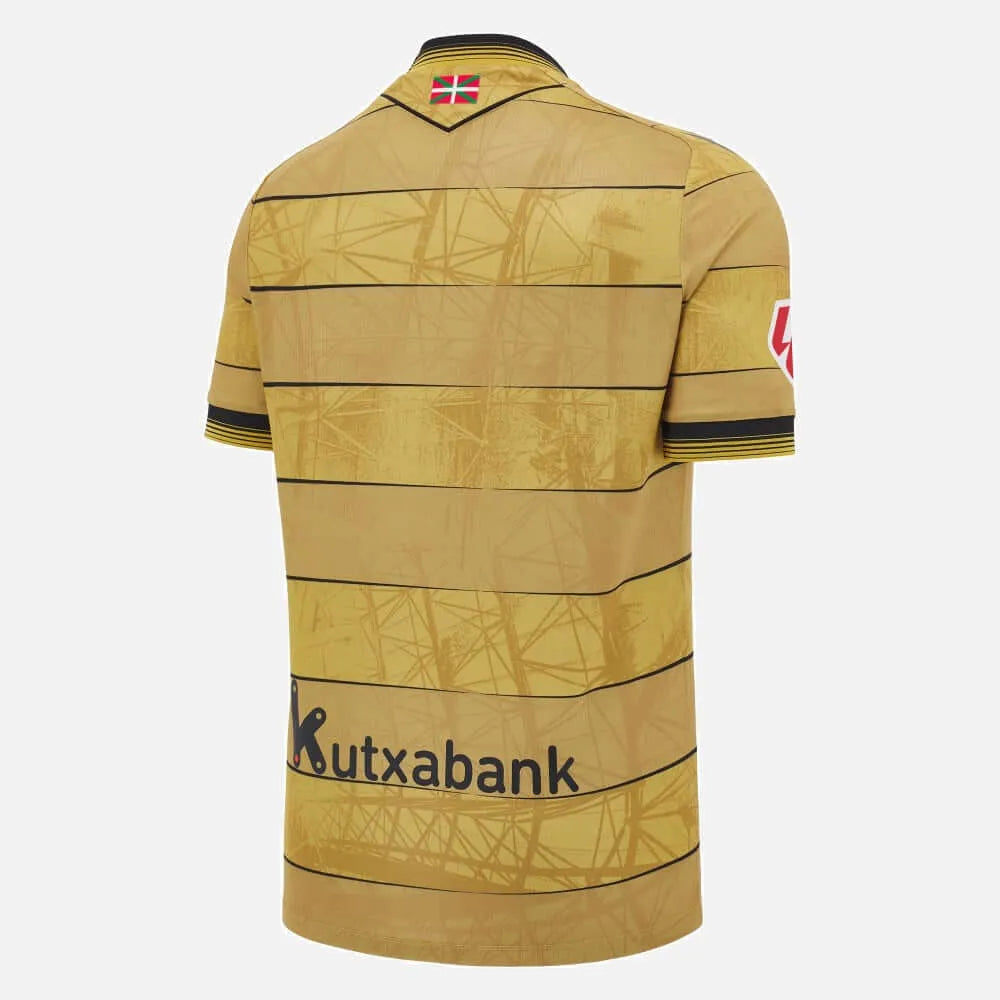 Macron 2024-25 Real Sociedad Authentic Away Jersey (Back)