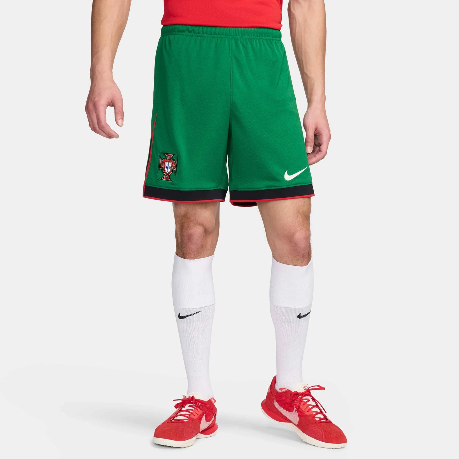 Nike 2024-25 Portugal Men's Stadium Home Shorts (Model - Front)